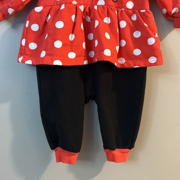 Baby Girl Minnie Mouse Disney Sweatshirt Costume Outfit 9-12 Months - Picture 4 of 6
